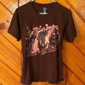 Brown Graphic Women's Tee